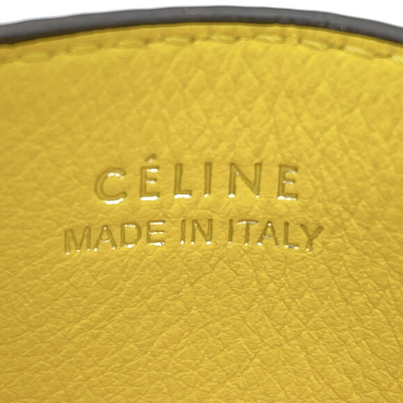Celine Two Tone Leather Card Wallet Pass - Picture 6 of 7